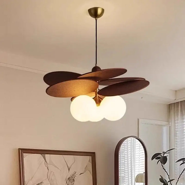 Suspension Luminaire Moderne Bois Et Métal Style Naturel