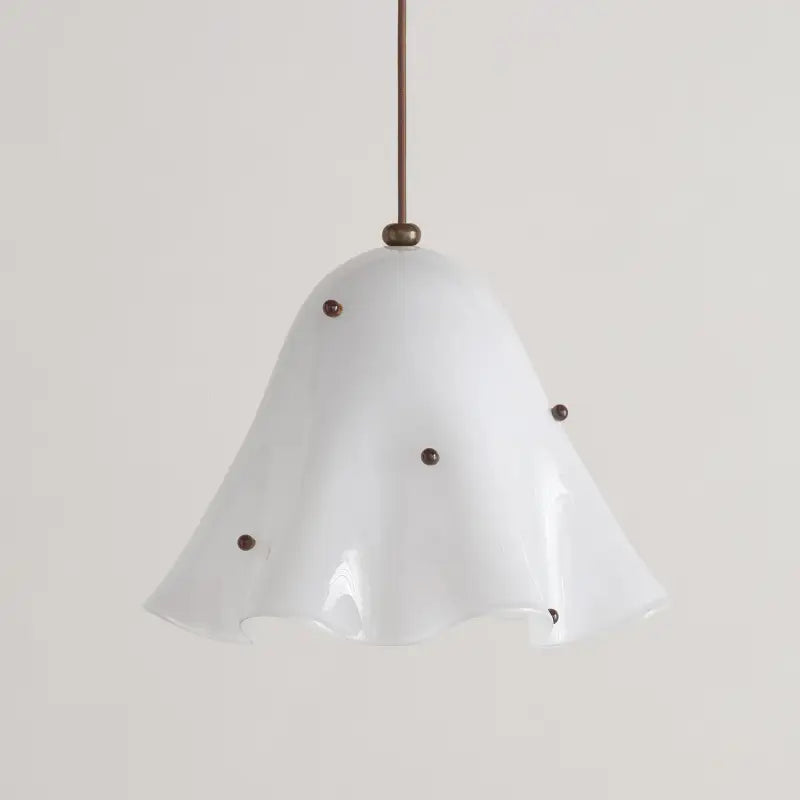 Suspension Luminaire Moderne Colorée En Verre Style Fleur Décoratif