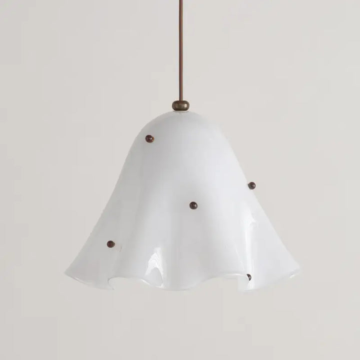 Suspension Luminaire Moderne Colorée En Verre Style Fleur Décoratif