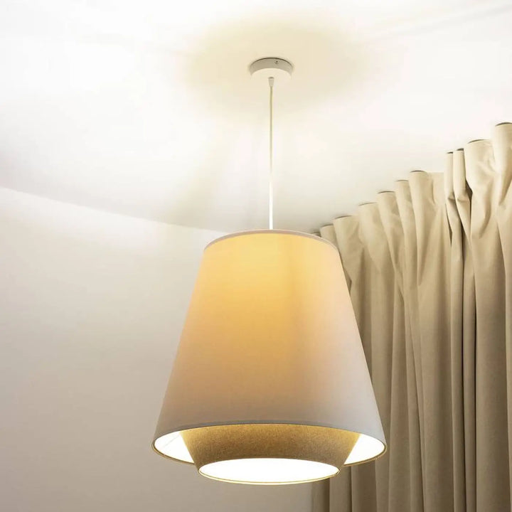 Suspension Luminaire | Doblo (Creme/Marron)