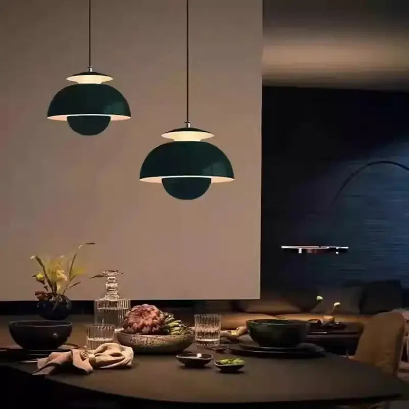 Suspension Luminaire Moderne Design Rétro Multicolore