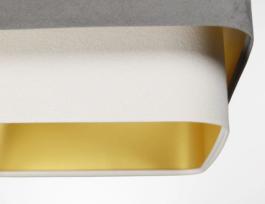 Suspension Luminaire | KWADRO DUO (Gris/Blanc)