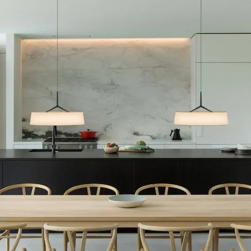 Suspension luminaire moderne minimaliste à lumière douce
