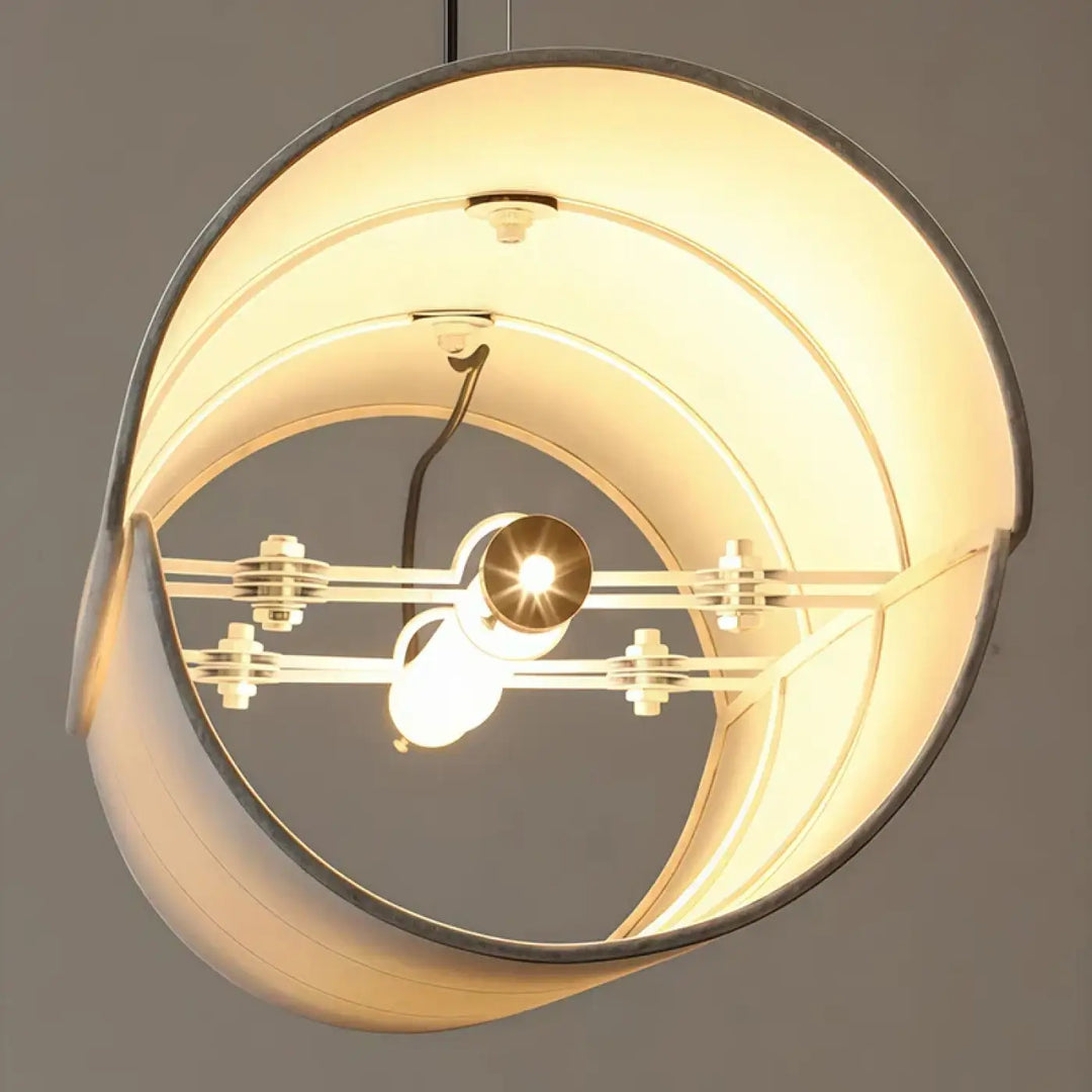 Suspension luminaire moderne en tissu style épuré design