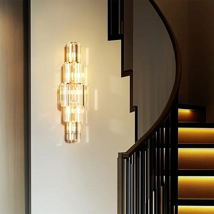 Suspension luminaire moderne en verre transparent design élégant