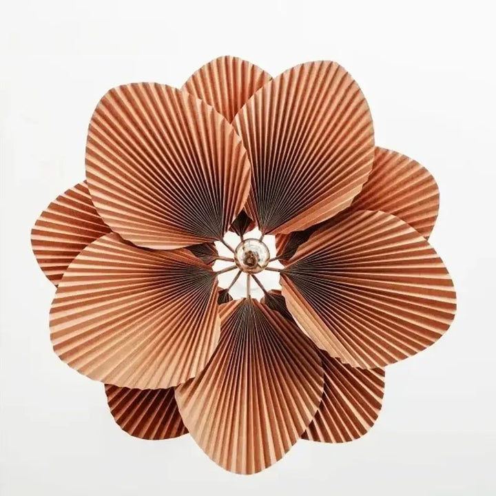 Suspension Luminaire En Papier Marron Style Bohème Chic