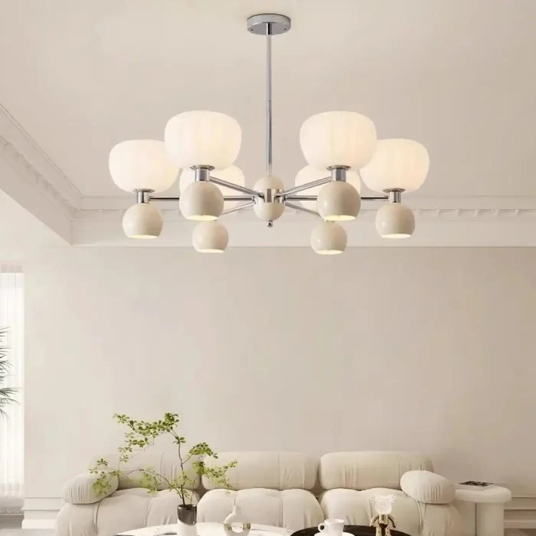 Suspension têtes moderne vert design écologique élan