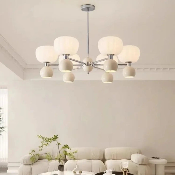 Suspension têtes moderne vert design écologique élan