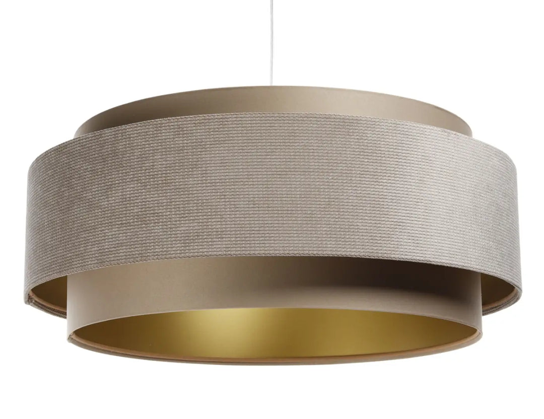 Pendant lamp Doblo Classic Beige Gold