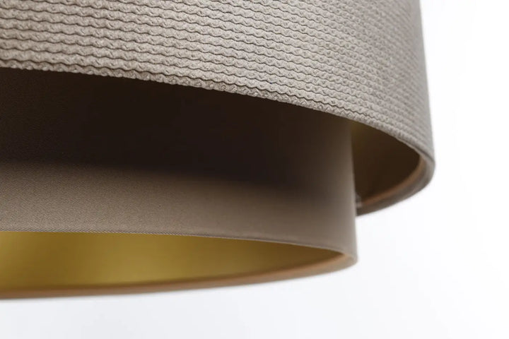 Suspension Luminaire | DOBLO CLASSIC (Beige/Doré)