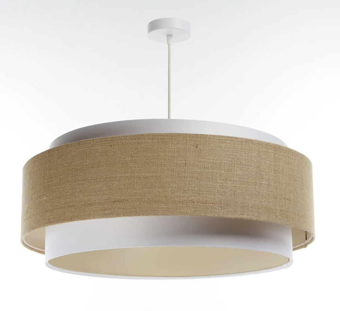 Suspension Luminaire | DOBLO CLASSIC (Blanc/Beige/Ecru)