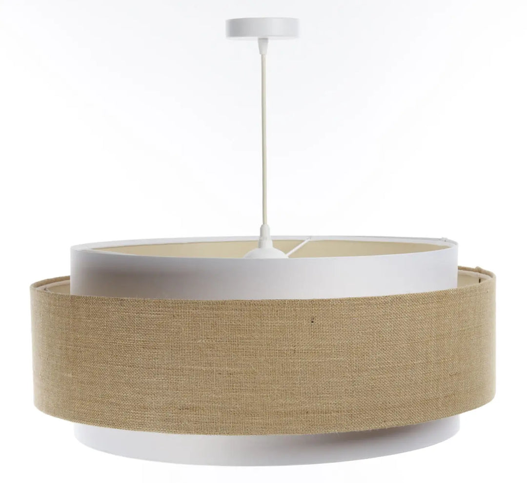 Suspension Luminaire | DOBLO CLASSIC (Blanc/Beige/Ecru)