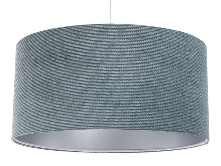 Pendant lamp  Glamour Structural Velour – Blue grey/Silver