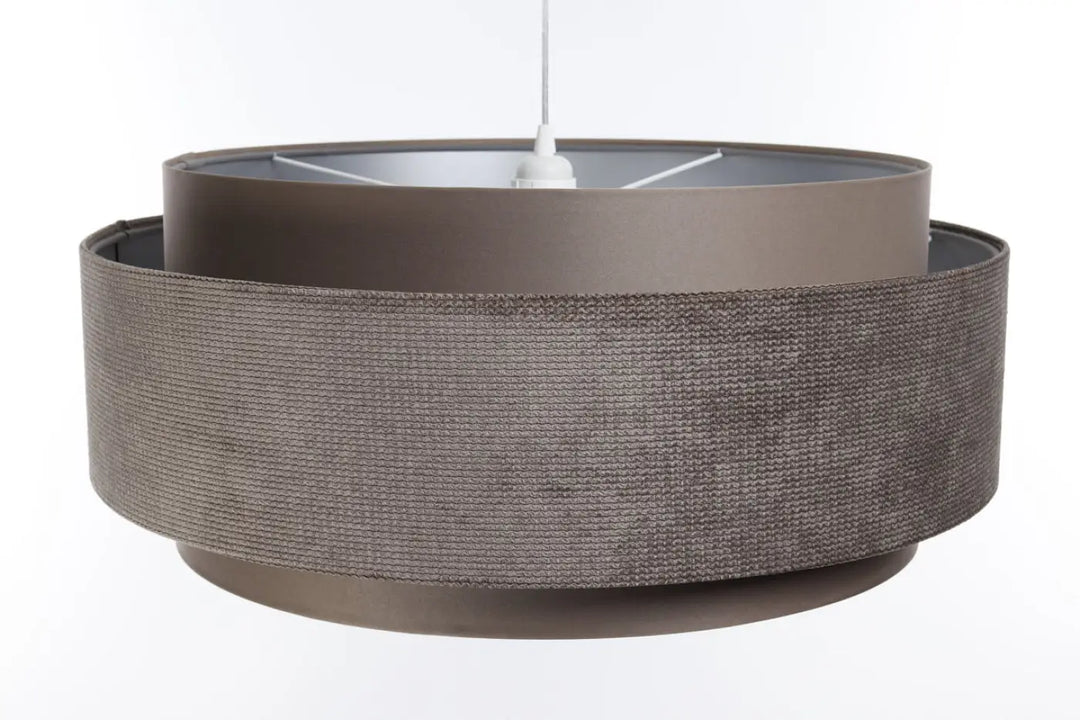 Suspension Luminaire | DOBLO CLASSIC (Marron Café/Argent)