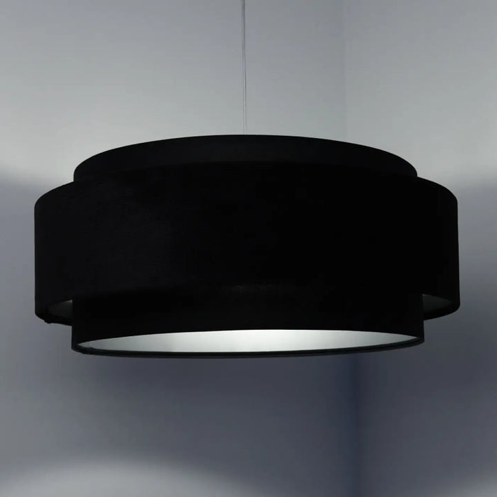 Suspension Luminaire | DOBLO CLASSIC (Noir/Argent)