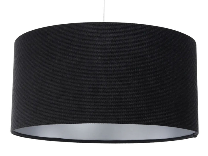 Pendant lamp  Glamour Structural Velour – Black/Silver