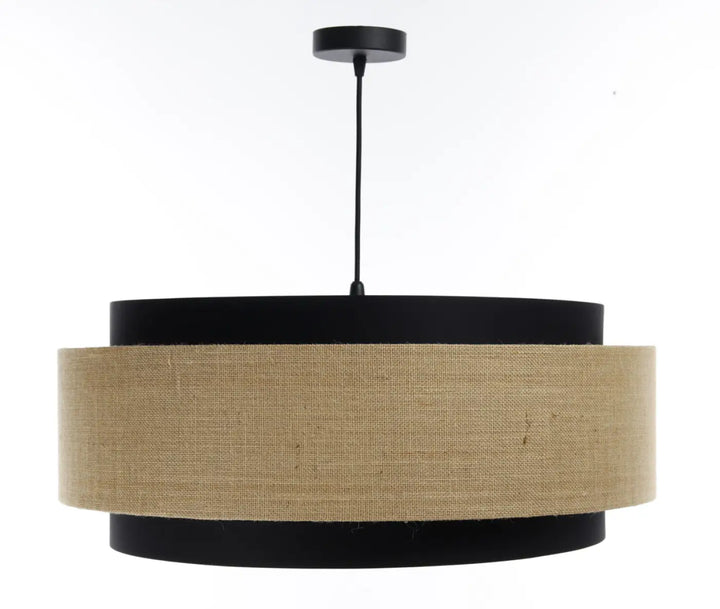 Suspension Luminaire | DOBLO CLASSIC (Noir /Beige/Ecru)