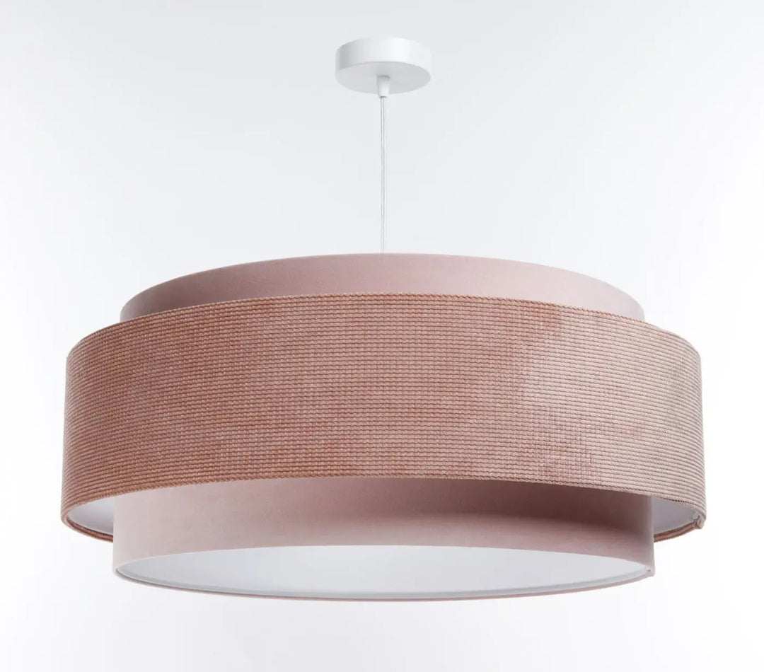 Suspension Luminaire | DOBLO CLASSIC (Rose Pâle/Blanc)