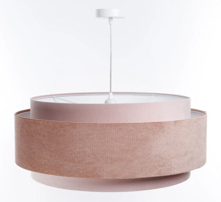 Suspension Luminaire | DOBLO CLASSIC (Rose Pâle/Blanc)