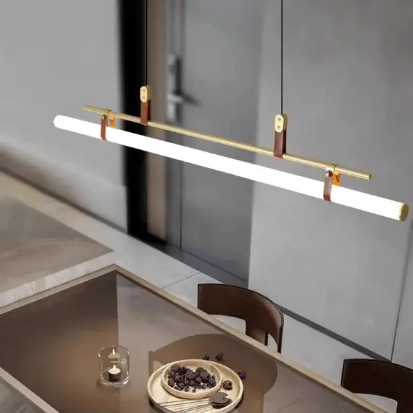 Suspension luminaire tube LED style industriel moderne

