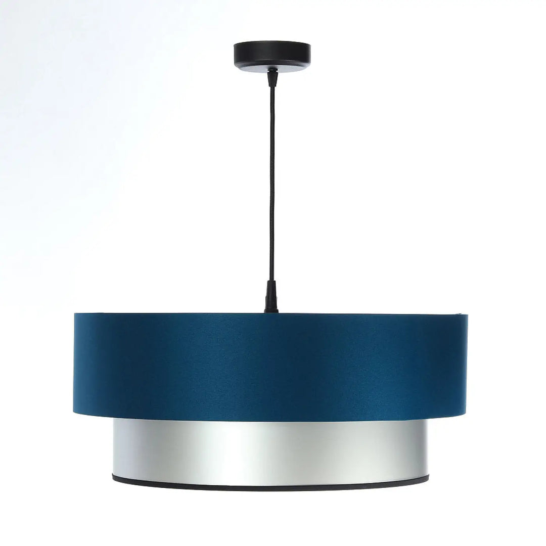 Suspension Luminaire | DUO (Turquoise/Argent)