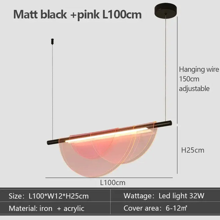 Suspension verre style élégant design chic intérieur