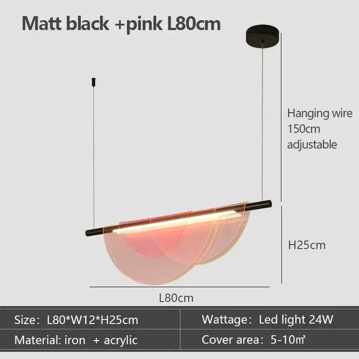 Suspension verre style élégant design chic intérieur