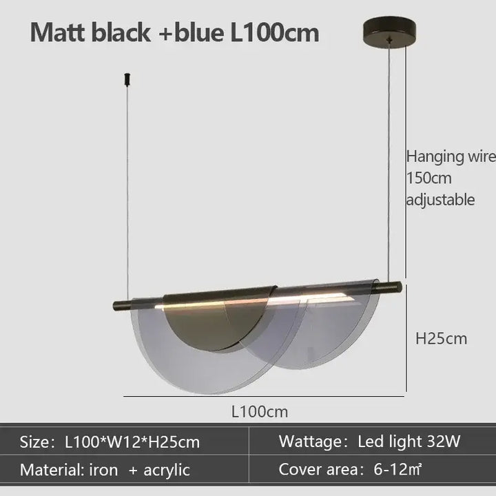 Suspension verre style élégant design chic intérieur