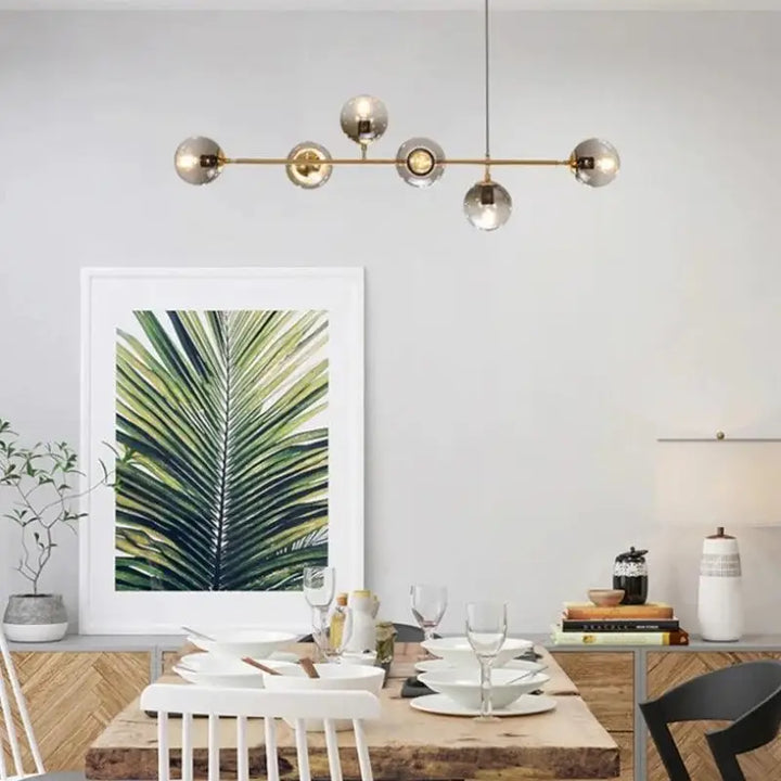 Suspension Luminaire Verre Ampoules Élégantes