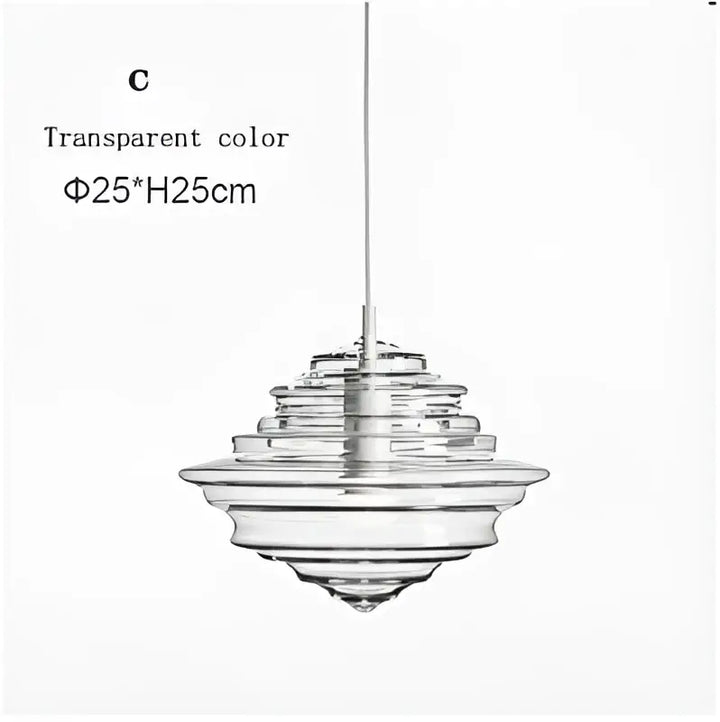 Suspension luminaire en verre style art déco élégant