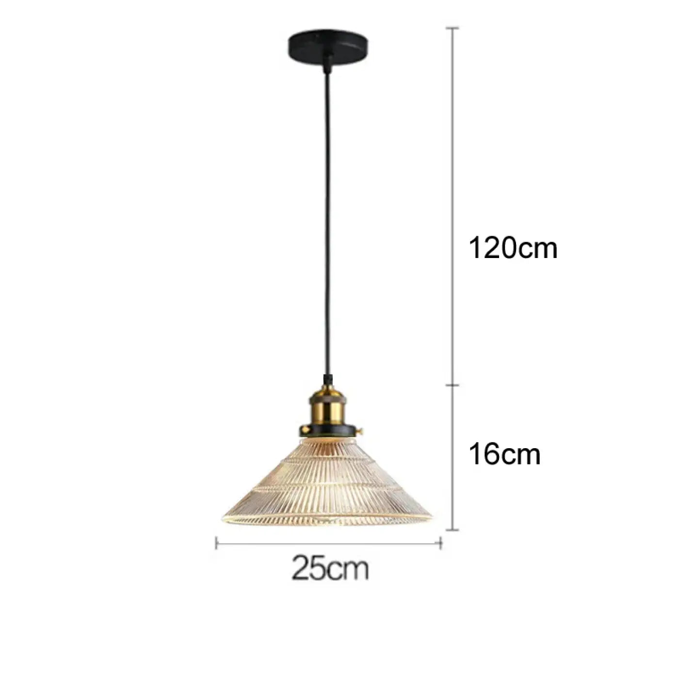 1 X Suspension En Verre Transparent Fleur 20CM Vintage Laiton Doré Lustre Salon Éclairage Intérieure Pour Cuisine - SMOTOP - Maison