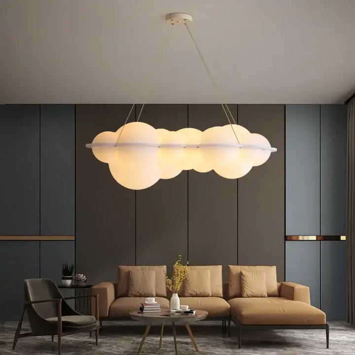 Suspension Moderne Nuage Led Élégante Déco Contemporaine
