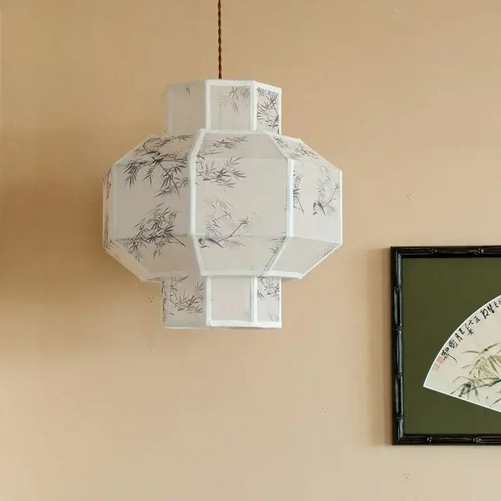 Suspension Moderne En Papier Inspirée Des Lanternes Traditionnelles