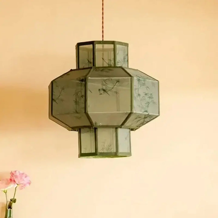 Suspension Moderne En Papier Inspirée Des Lanternes Traditionnelles