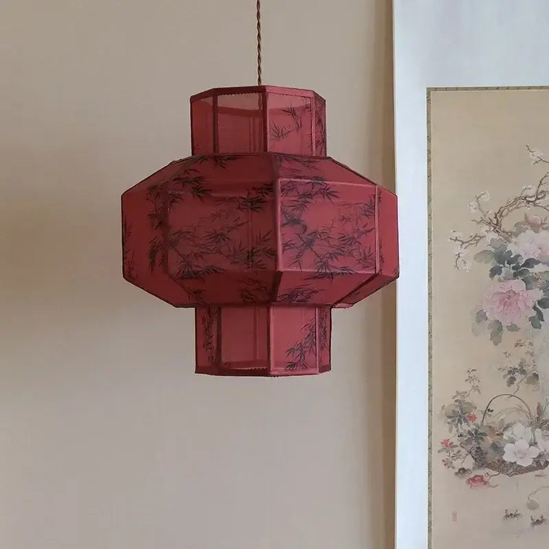 Suspension Moderne En Papier Inspirée Des Lanternes Traditionnelles