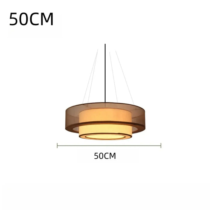 Suspension moderne ronde design cercle éclairant élégante