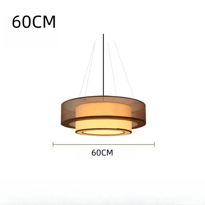 Suspension moderne ronde design cercle éclairant élégante