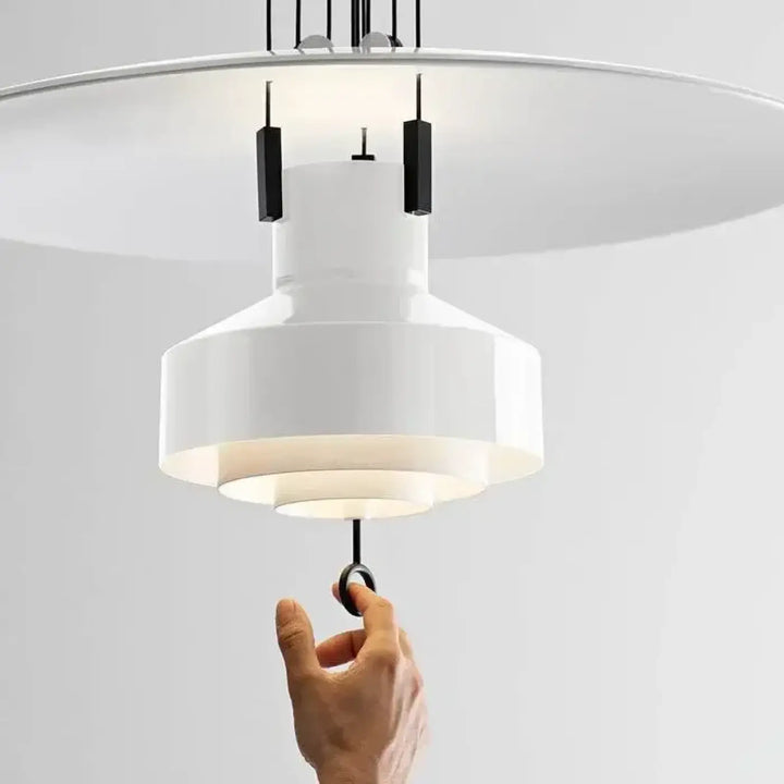 Suspension à diffuseur circulaire style contemporain
