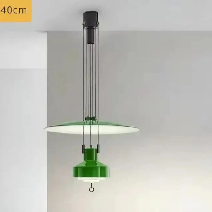 Suspension à diffuseur circulaire style contemporain