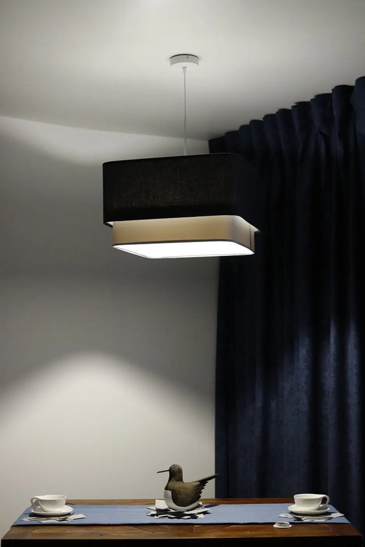 Suspension Luminaire | KWADRO DUO (Bleu Marine)