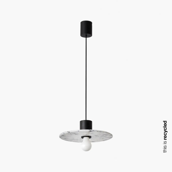 Suspension Confetti noir et blanc de Faro Barcelona