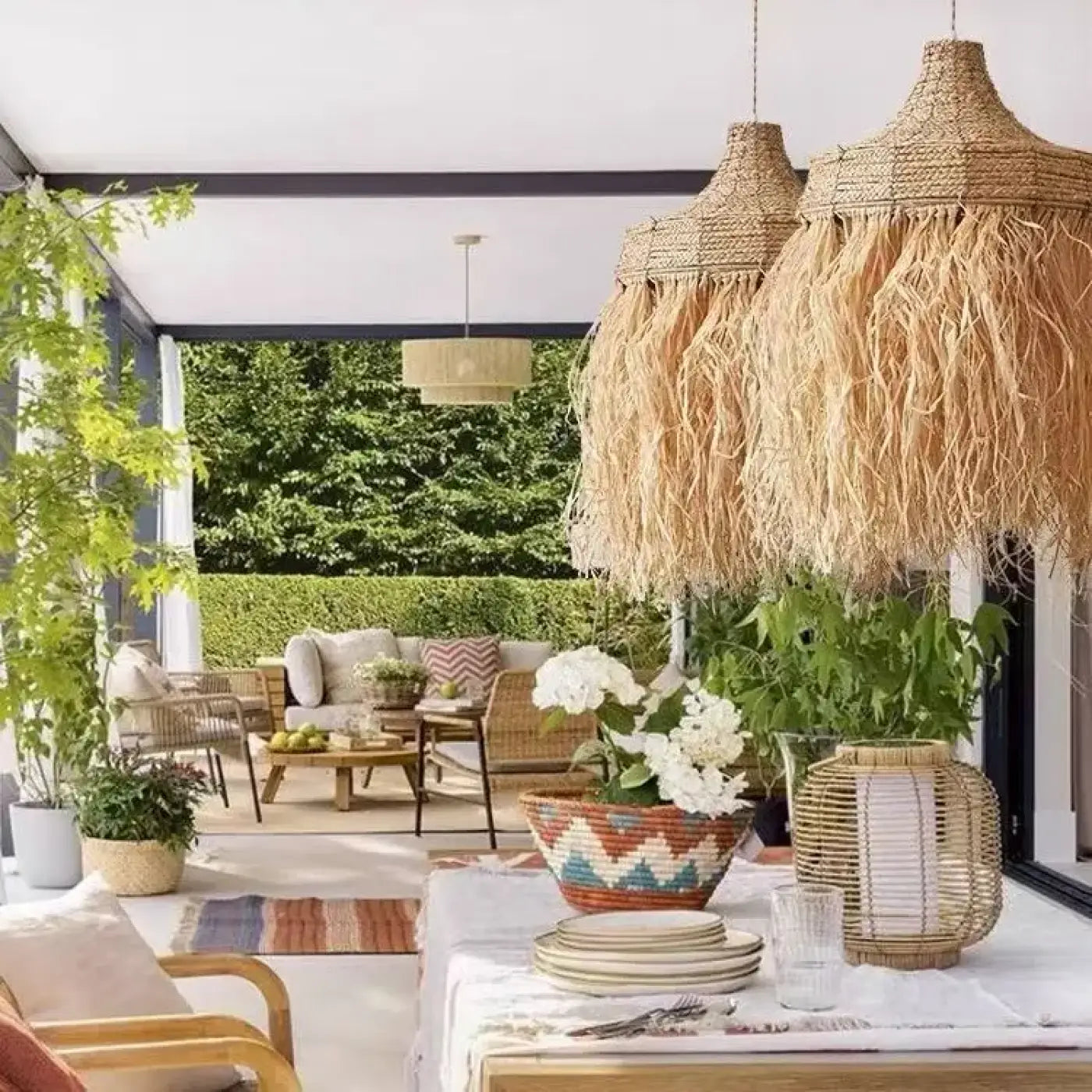 Étagère murale flottante en macramé pour la décoration intérieure,ULde coton tissée,cintre pour