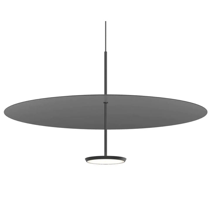 Suspension Sky Dome, abat-jour noir et corps noir mat, 81 cm