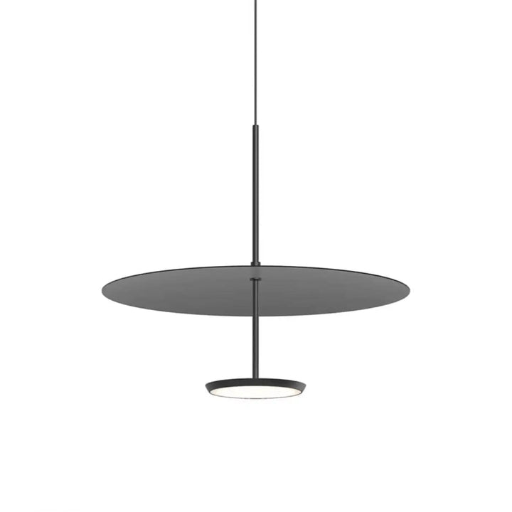 Suspension Sky Dome, abat-jour noir et corps noir mat, 45,8 cm