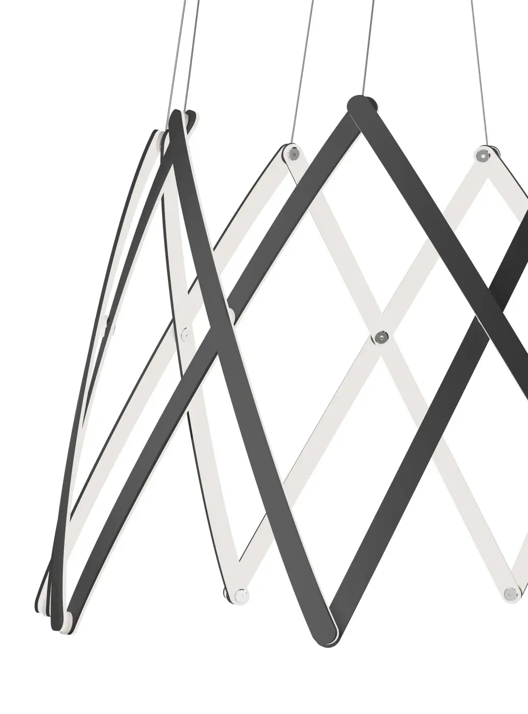 Suspensions Stella noire et sable