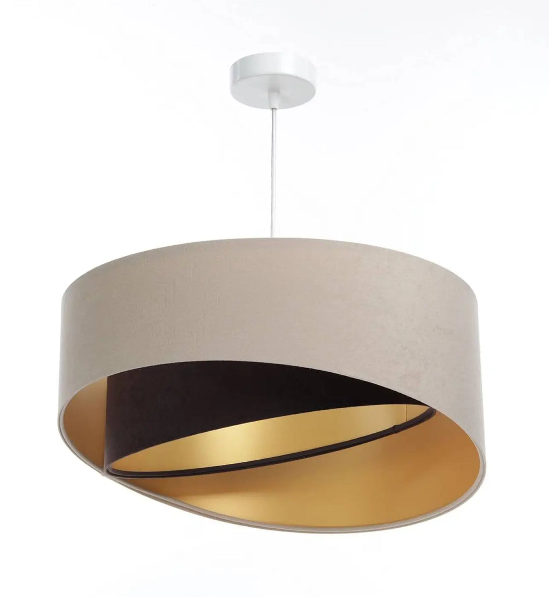 Suspension Luminaire | AURIC (Beige/Marron)