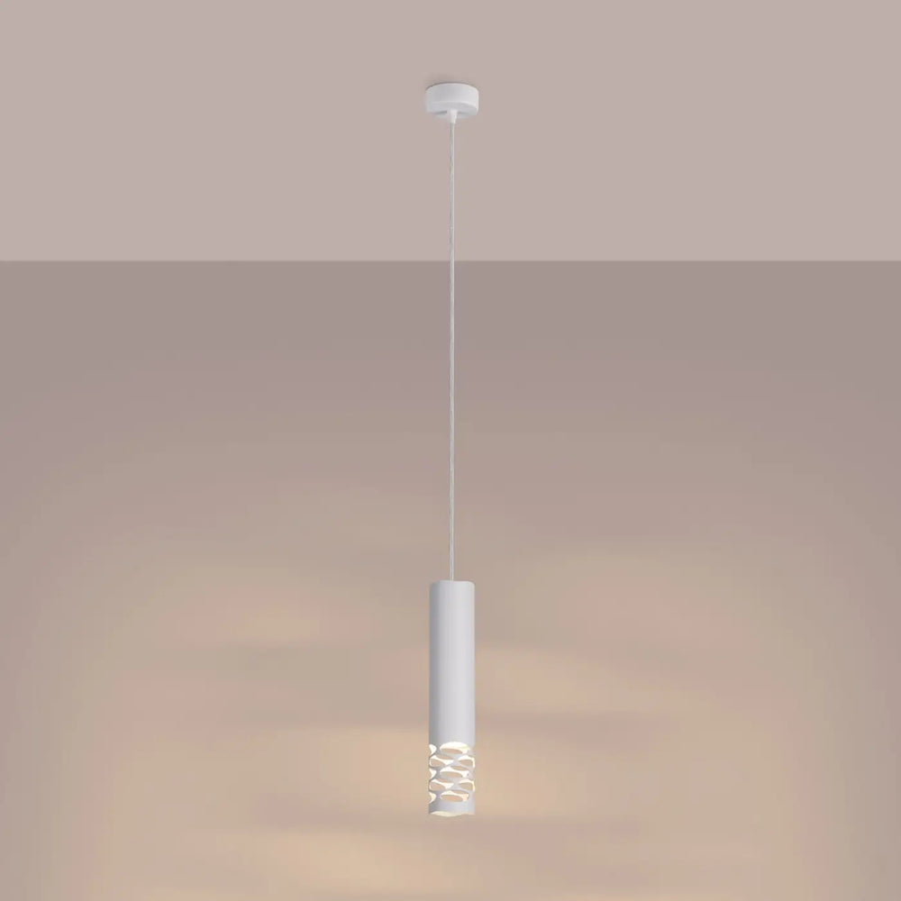 Suspension blanc allumée