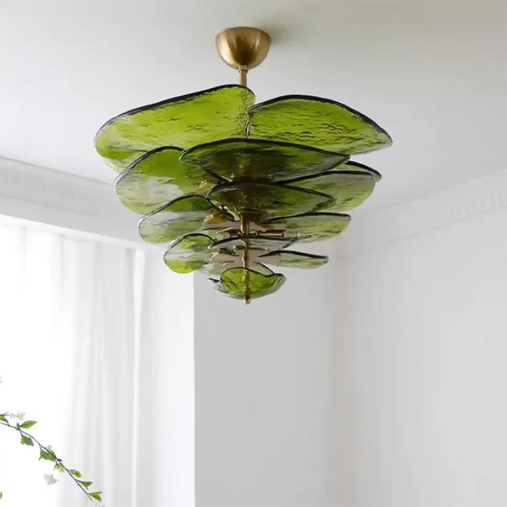 Suspension En Verre Coloré Style Élégant Pour Salle À Manger Chic