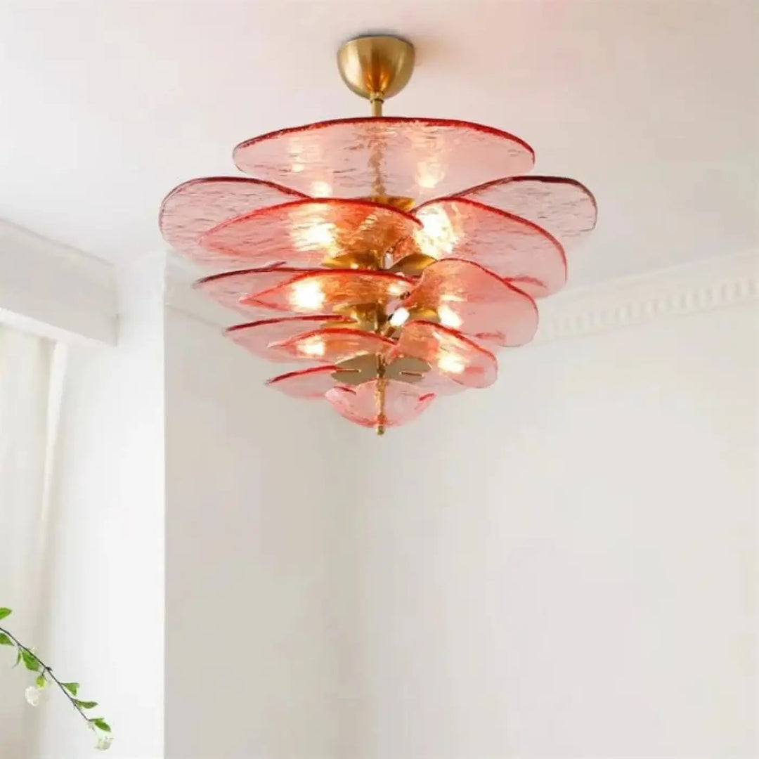 Suspension En Verre Coloré Style Élégant Pour Salle À Manger Chic
