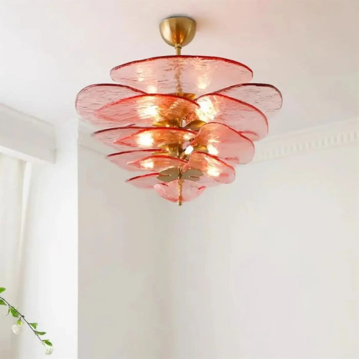 Suspension En Verre Coloré Style Élégant Pour Salle À Manger Chic